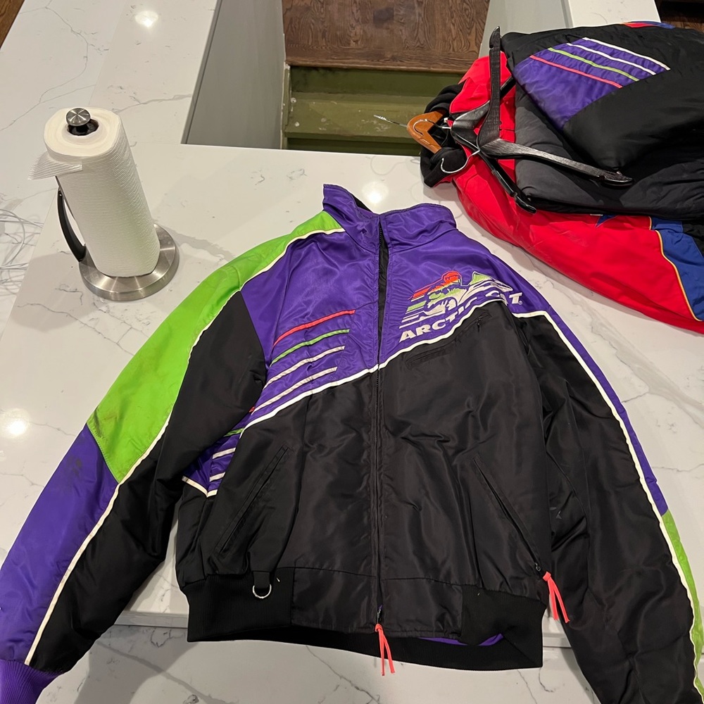 Arctic cat mens snowmobile suit.
